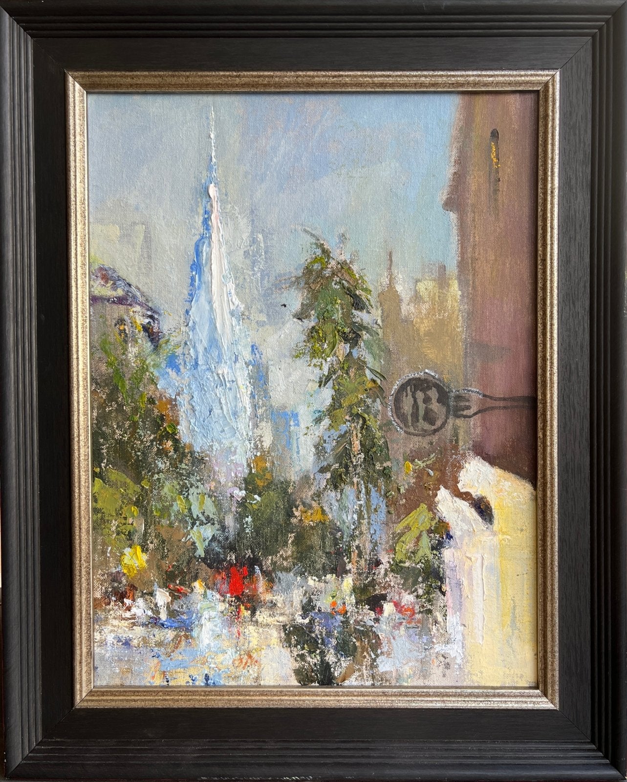 George Pate Original Cityscape by George Pate at LePrince Galleries